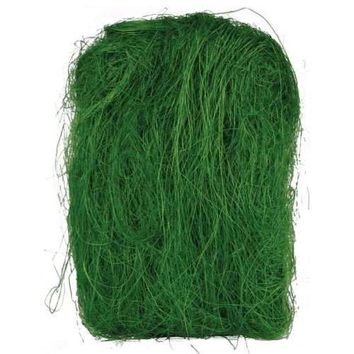 Sisálové vlákno - balení 500 g, barva tmavě zelená