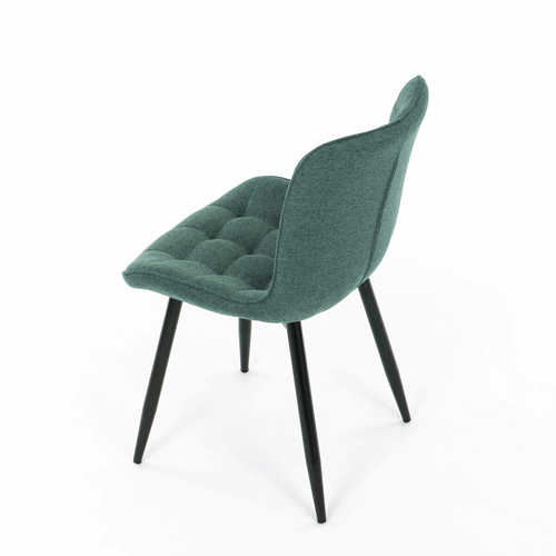 Jídelní židle, zelená, látka, HC-462 GRN2