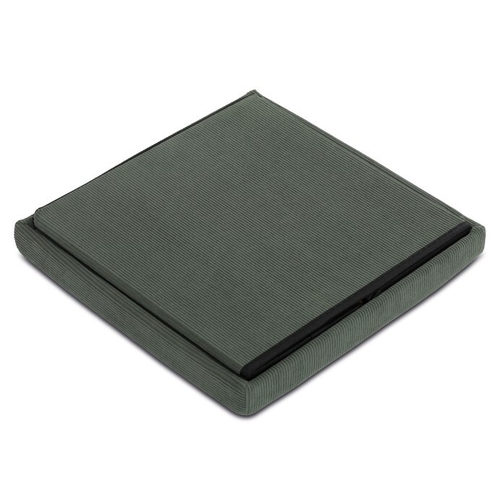 Taburet s úložným prostorem, zelená, manšestrová látka, TAB-471 GRN6