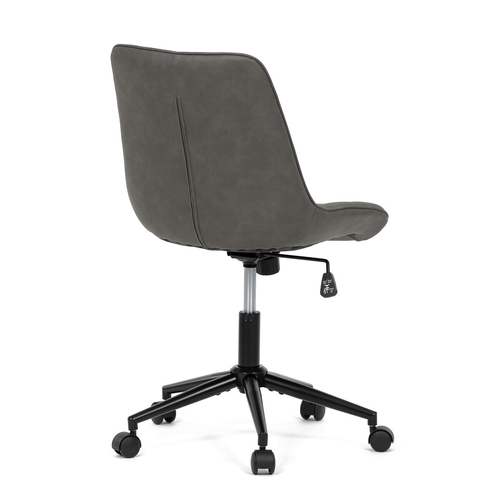 Pracovní židle, výškově nastavitelná, šedá látka, KA-V3120 GREY3