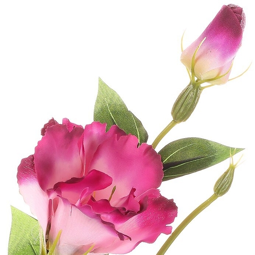 Eustoma - umělá řezaná květina, světle fialová