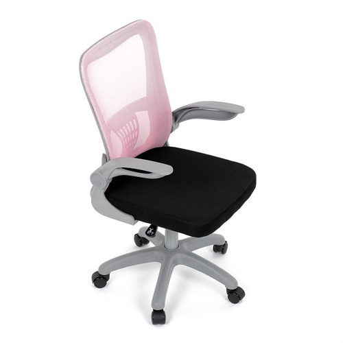 Dětská židle, výškově nastavitelná, růžová síťovina, KA-K2008 PINK