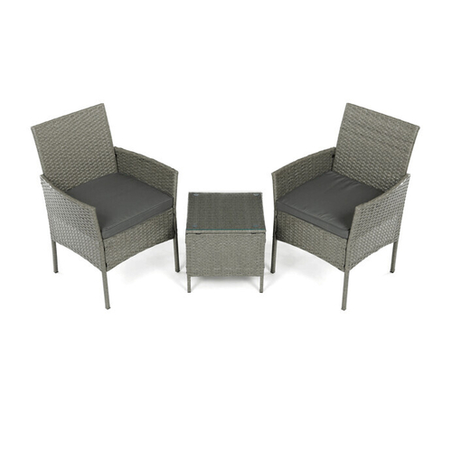 Zahradní set 1+2, polyratan, šedá, AZS-A1102 GREY