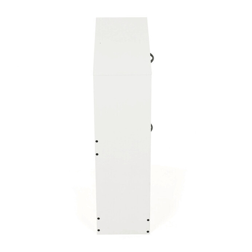 Botník, mdf, bílá, ABO-G1014 WT