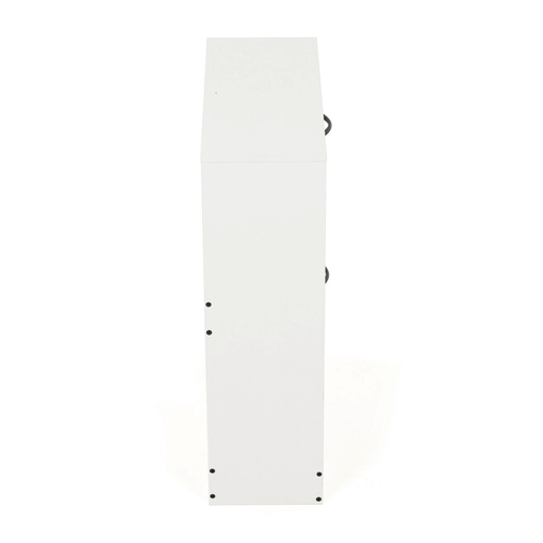 Botník, mdf, bílá, ABO-G1014 WT