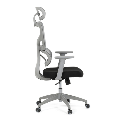 Kancelářská židle, houpací mechanismus, šedá, KA-K2081 GREY