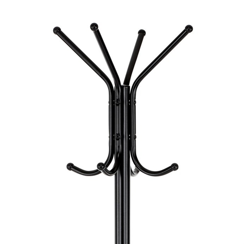 Věšák, kov, černá, 80001-06B BK