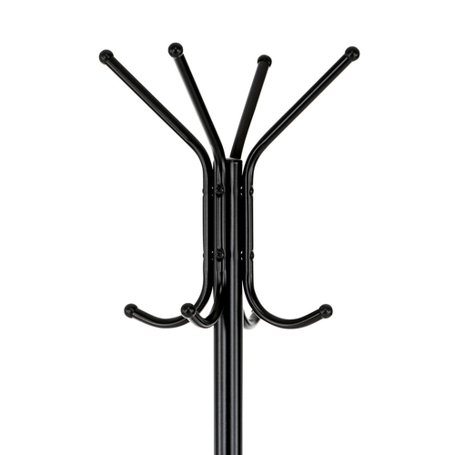 Věšák, kov, černá, 80001-06B BK