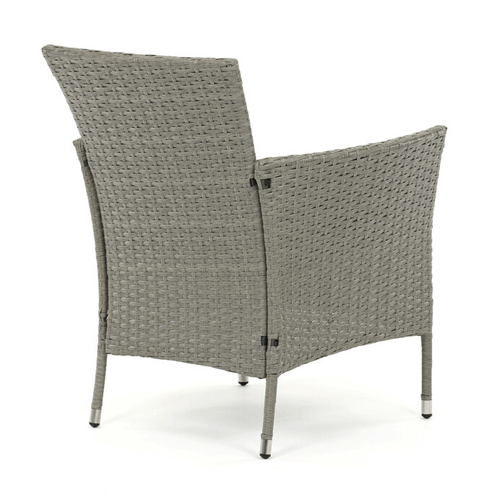 Zahradní sestava 100x60x69cm, polyratan, šedá, AZS-A1442 GREY
