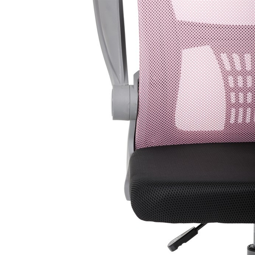 Dětská židle, výškově nastavitelná, růžová síťovina, KA-K2008 PINK