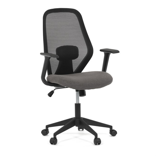 Kancelářská židle, houpací mechanismus, černá síťovina, KA-V3149 BK