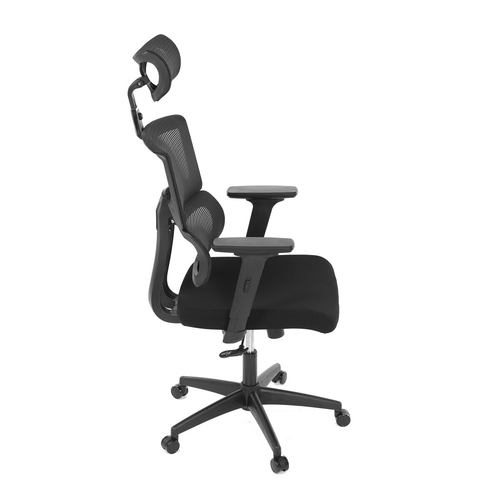 Kancelářská židle, houpací mechanismus, černá síťovina, KA-B1025 BK