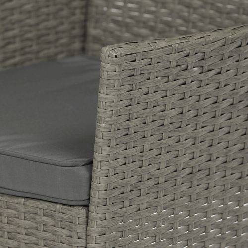Zahradní set 1+2, polyratan, šedá, AZS-A1102 GREY