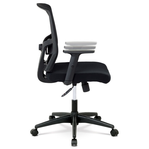 Kancelářská židle, houpací mechanismus, černá síťovina, KA-B1012 BK