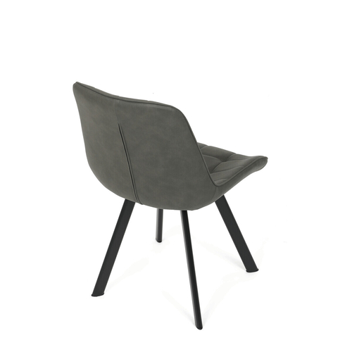 Jídelní židle, šedá, látka vintage, HC-V3066 GREY3