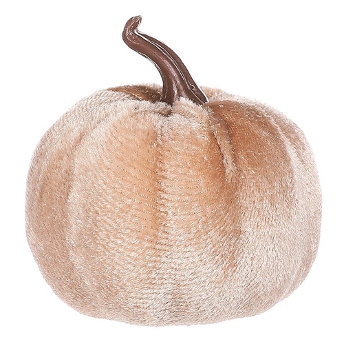 Dýně plastová s látkou, barva cappuccino, cena za balení (6 ks)