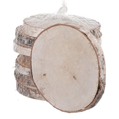 Březové kolečko - přírodní, cena za balení (8 ks)