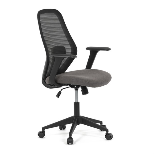 Kancelářská židle, houpací mechanismus, černá síťovina, KA-V3149 BK