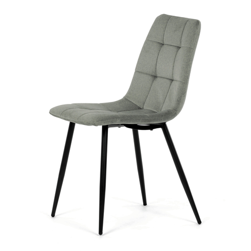 Jídelní židle, zelená, sametová látka, DCL-X7015 GRN2