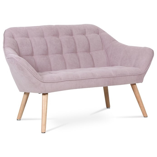 Dvoumístná pohovka, růžová, látka, AK-322 PINK2