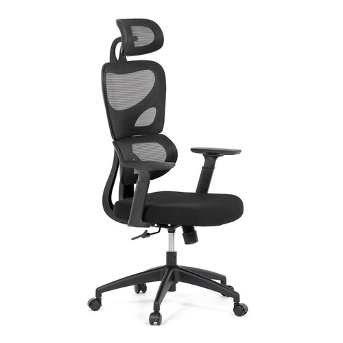 Kancelářská židle, houpací mechanismus, černá, KA-K2080 BK