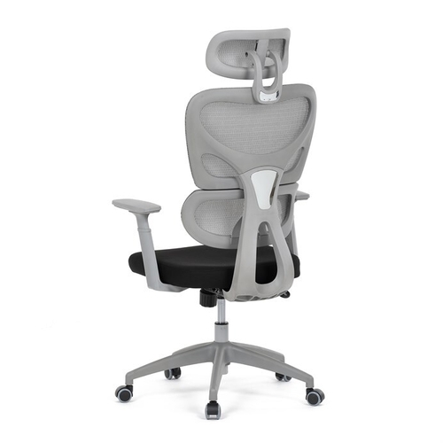 Kancelářská židle, houpací mechanismus, šedá, KA-K2081 GREY