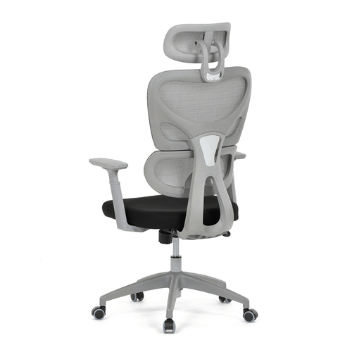 Kancelářská židle, houpací mechanismus, šedá, KA-K2081 GREY