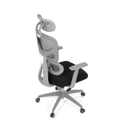Kancelářská židle, houpací mechanismus, šedá, KA-K2081 GREY