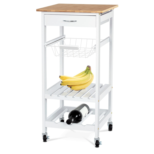 Regál, mdf, bílá, DR-044