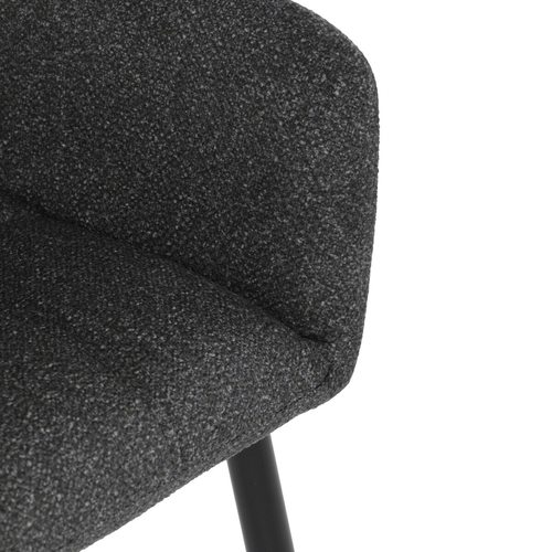 Jídelní židle, šedá, látka, DCH-P3146 GREY2