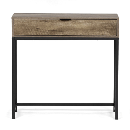 Odkládací stolek 80x28x77cm, mdf, šedý dub, CT-G1077 GREY