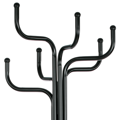 Věšák, kov, černá, 83707-06 BK