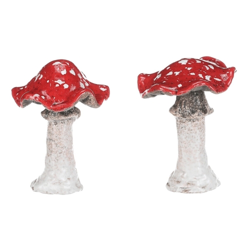 Houba keramická - muchomůrka, vel. S, mix 2 druhů, cena za 1 ks