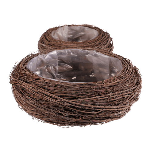 Obal proutěný - kulatý, přírodní, cena za sadu 2 ks