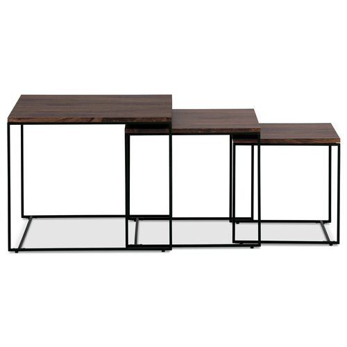Konferenční stolek 60x60x51cm, mdf, ořech, AF-3008 WAL