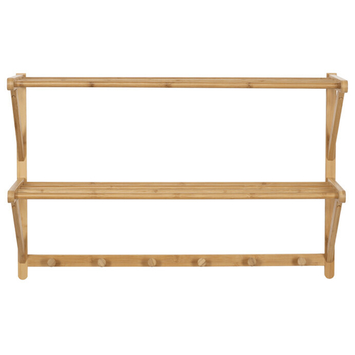 Věšák, bambus, přírodní, DR-B005 NAT