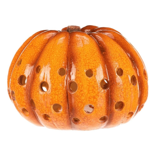 Dýně s otvory - magnesium, LED osvětlení, žlutá