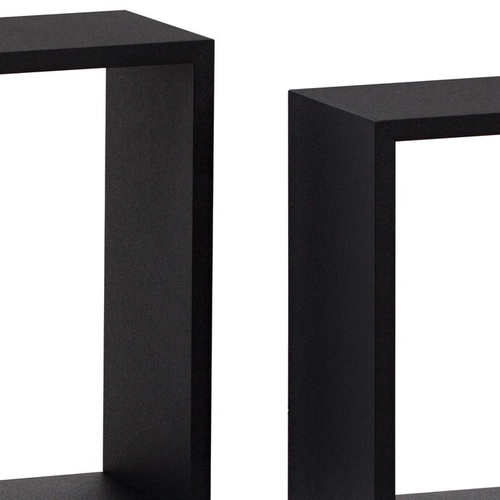 Polička, mdf, černá, P-008 BK