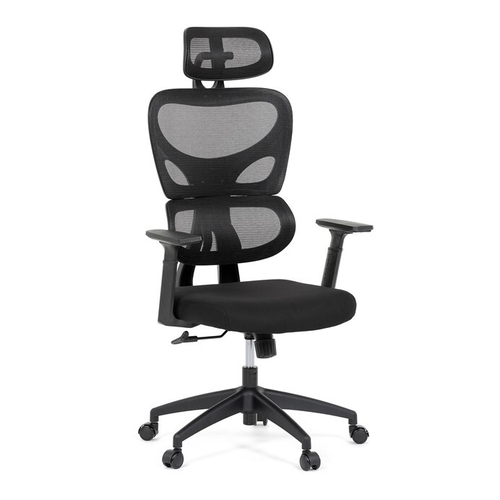 Kancelářská židle, houpací mechanismus, černá, KA-K2080 BK