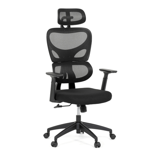 Kancelářská židle, houpací mechanismus, černá, KA-K2080 BK
