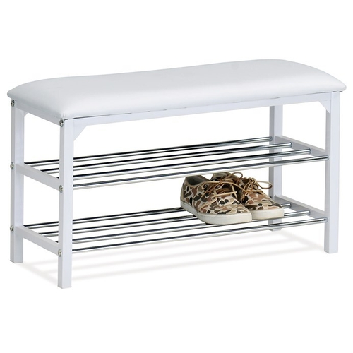 Botník, kov, bílá, 83168-13 WT