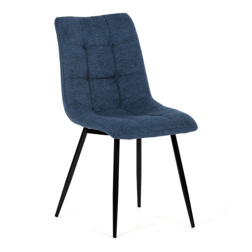 Jídelní židle, modrá, látka, DCL-193 BLUE2
