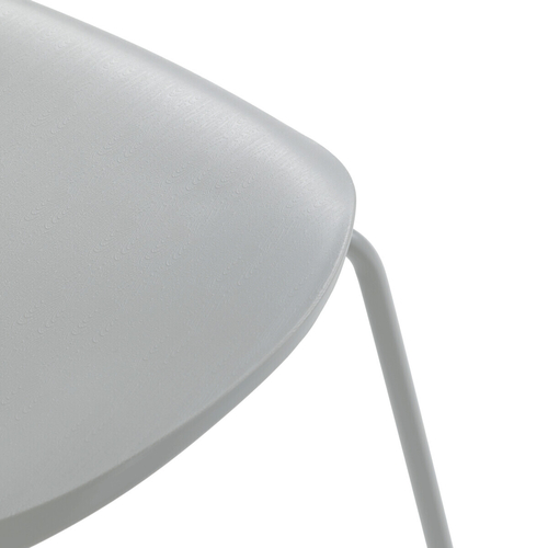Jídelní židle, šedá, plast, CT-X7034 GREY