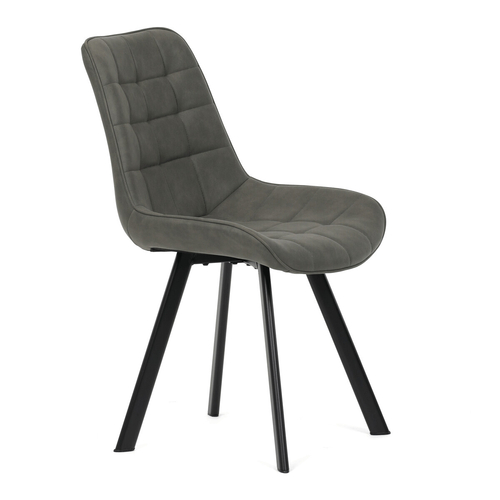 Jídelní židle, šedá, látka vintage, HC-V3066 GREY3
