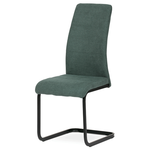 Jídelní židle, zelená, látka, DCL-414 GRN2