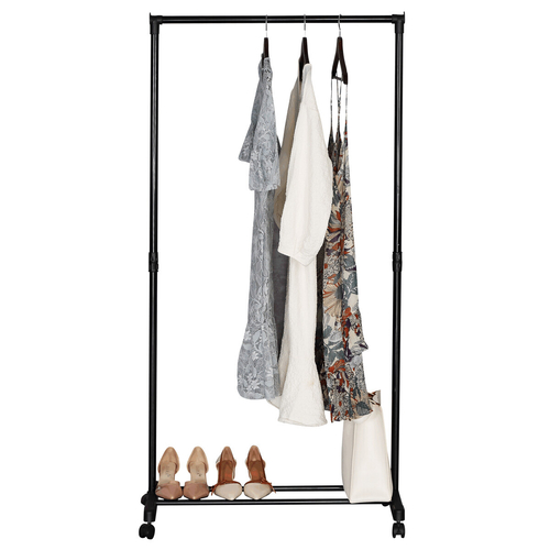 Stojan na šaty, plast, černá, GD-157 BK