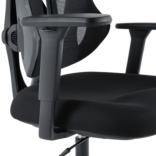 Kancelářská židle, synchronní mechanismus, černá síťovina, KA-H3245 BK