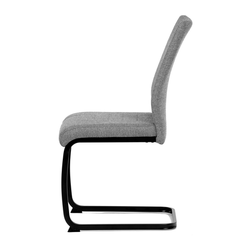 Jídelní židle, šedá, látka, DCL-438 GREY2