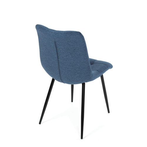 Jídelní židle, modrá, látka, DCL-193 BLUE2
