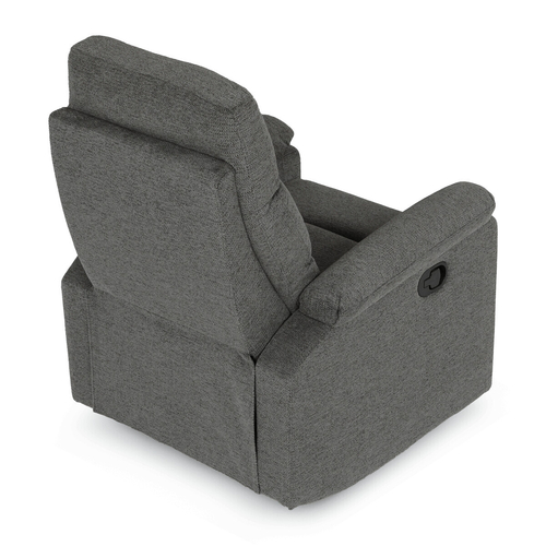 Sedací souprava, polohovací, šedá, látka, ASD-C5980 GREY2